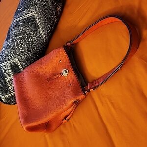 Authentic Kade Spade orange leather bag